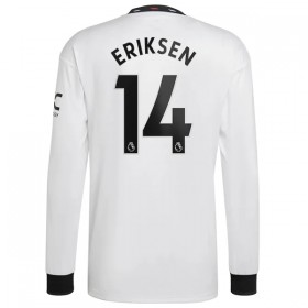 Virallinen pelipaita Manchester United Eriksen 14 Vieras 2022-23 Pitkähihainen - Miesten